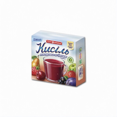 Briquetas de gelatina de frutas y bayas, colorante aromático, 150 g